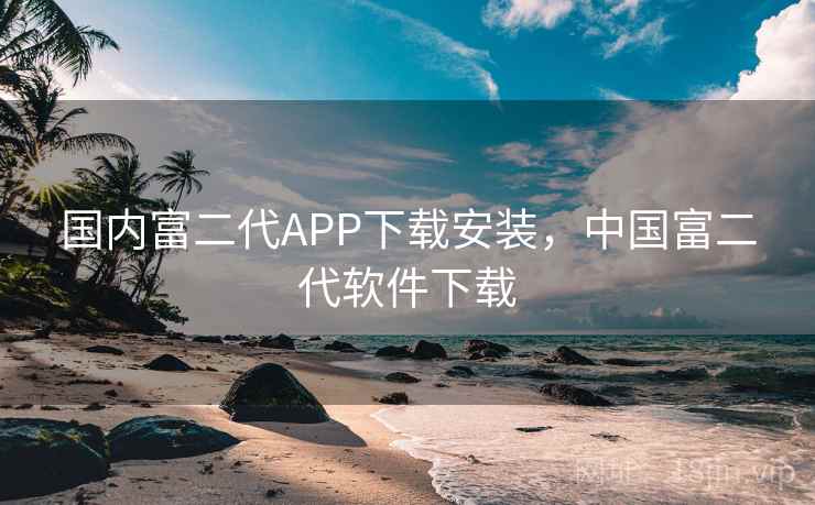 国内富二代APP下载安装,中国富二代软件下载